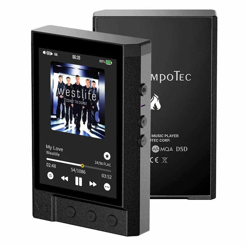 Official TempoTec product image of the TempoTec V3 Blaze digital audio player