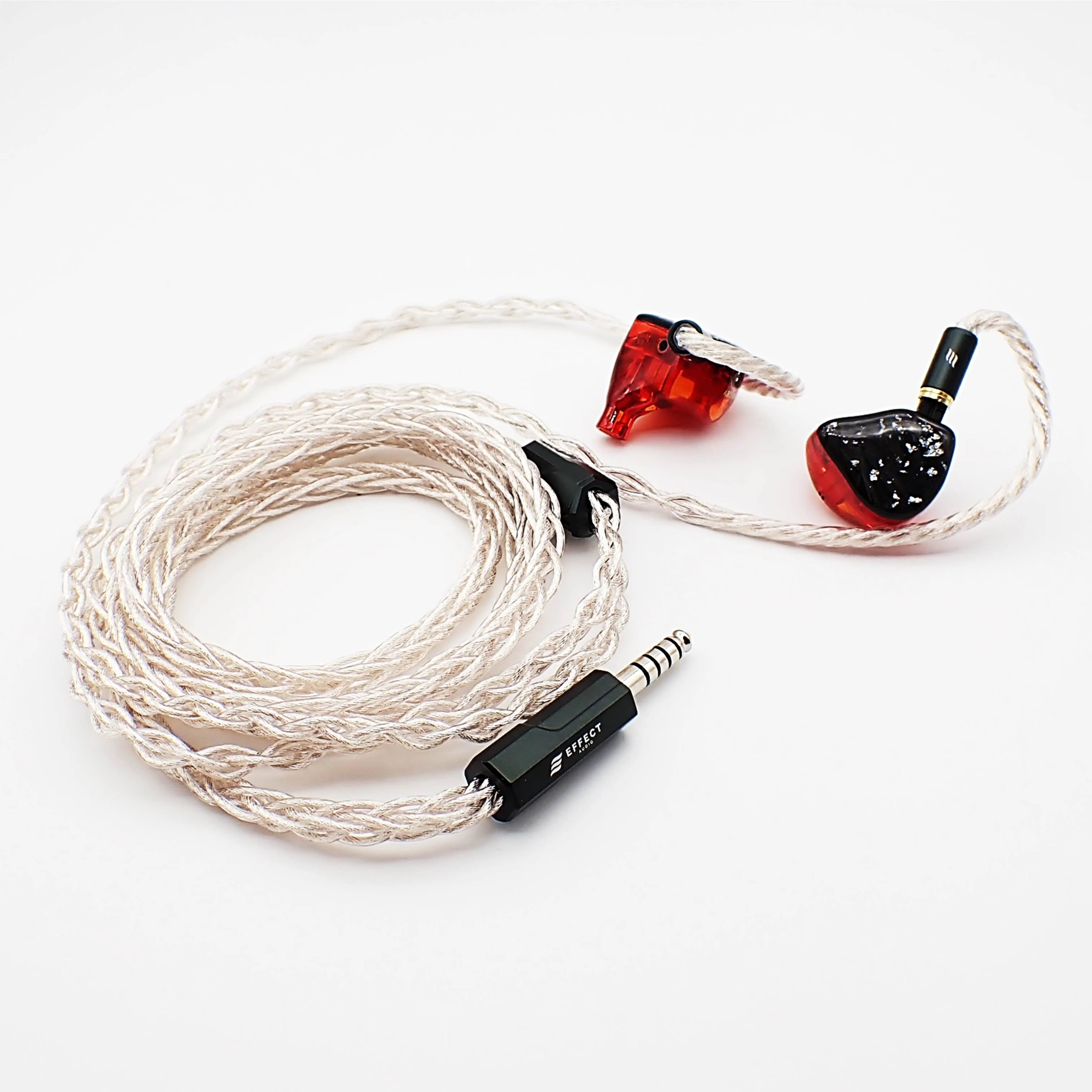 Close-up of the Penon Archangel shells and included Effect Audio cable